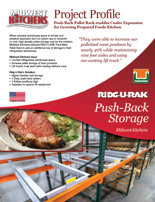 Push-Back Storage at Midwest Kitchens