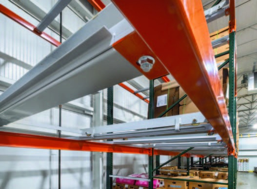 Push-back pallet rack installed at Midwest Kitchens